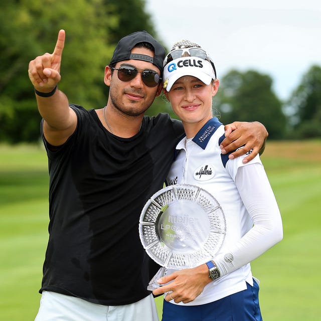 Nelly Korda and Andreas Athanasiou